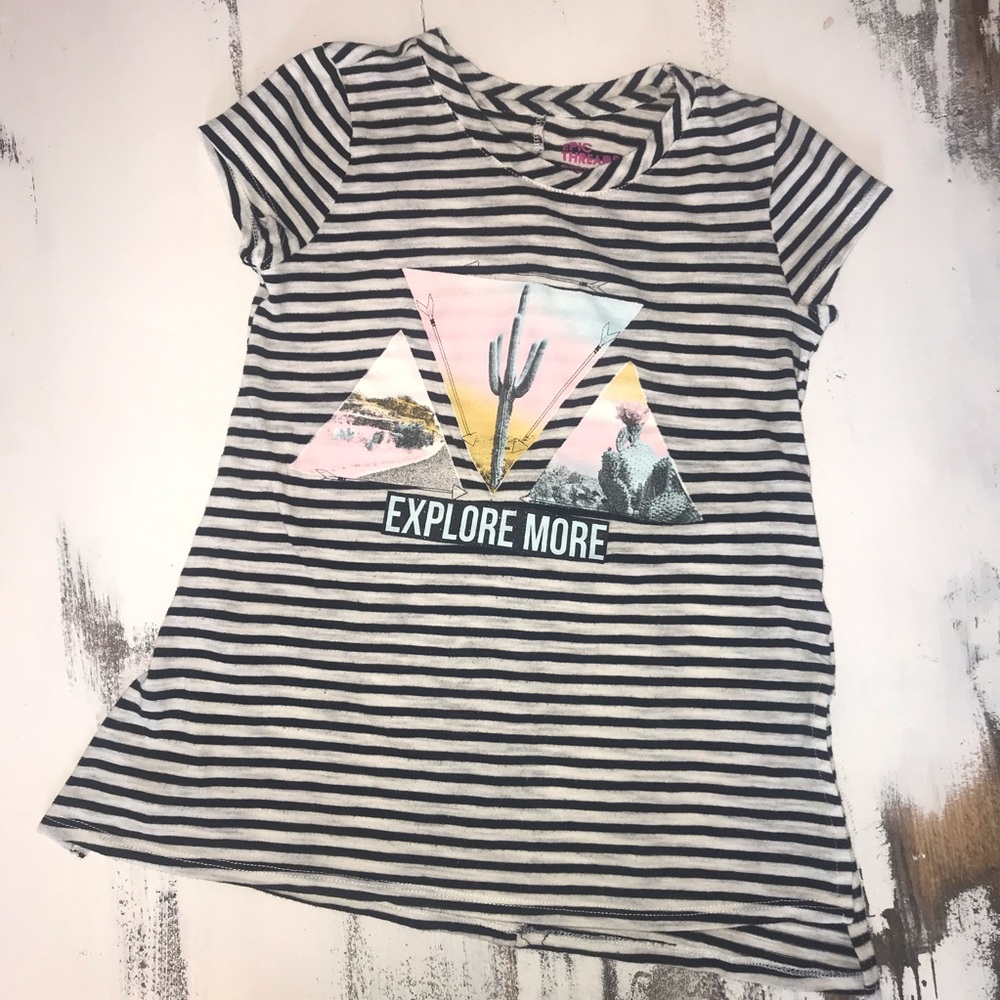 Black and White Striped T-Shirt